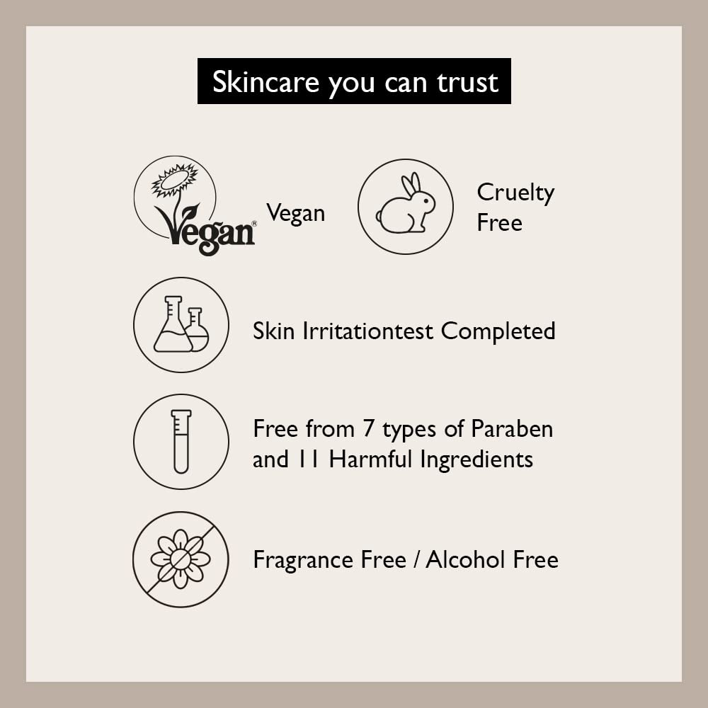 HARUHARU Wonder Black Rice Toner vegan and cruelty-free icons underscoring ethical skincare.