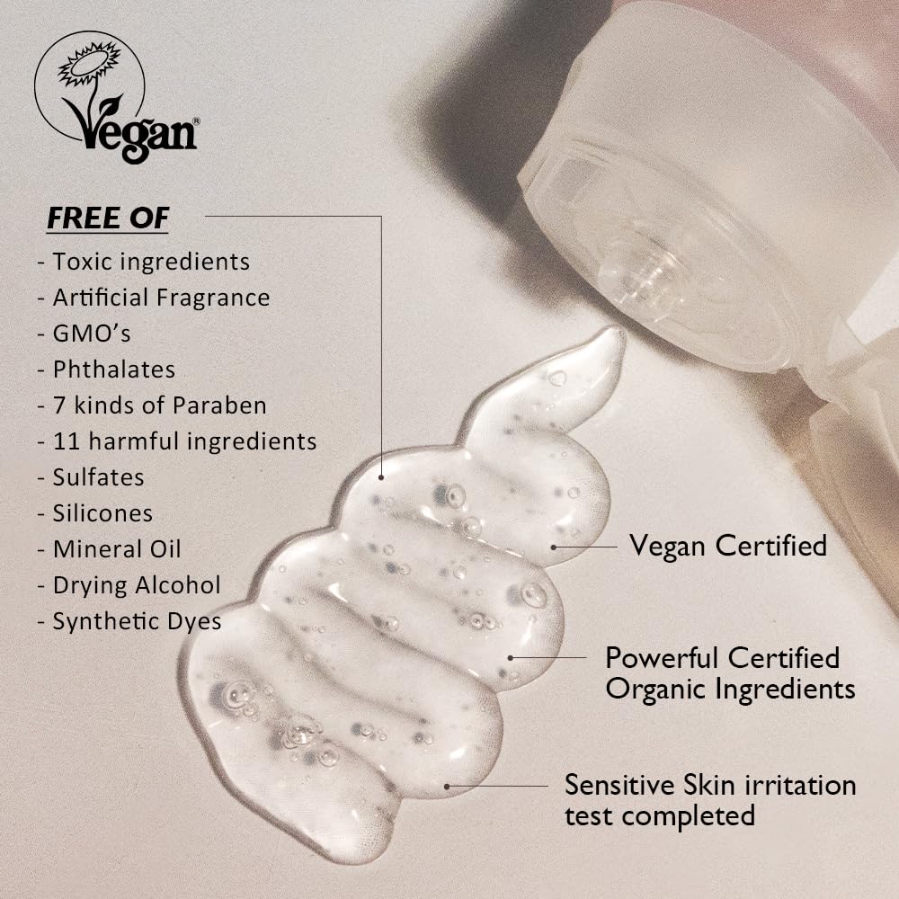 HARUHARU Wonder Black Rice cleansing gel bottle close-up shows pump top and clean design.