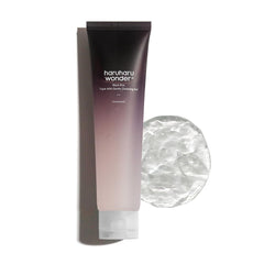HARUHARU Wonder Black Rice Triple AHA cleansing gel packaging highlights travel-friendly size.