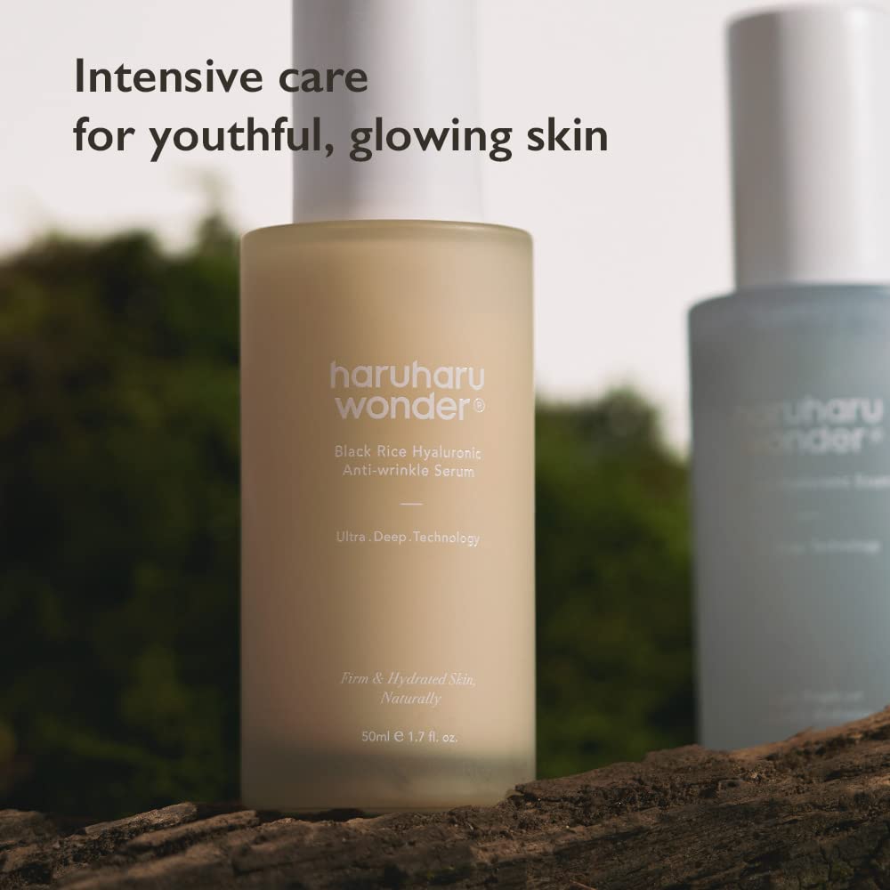 HARUHARU Wonder hyaluronic acid droplets deliver lasting skin hydration.