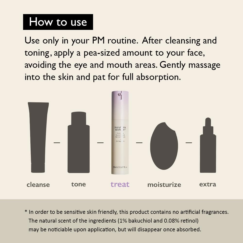 HARUHARU Wonder serum leaves moisturized, comfortable skin after use