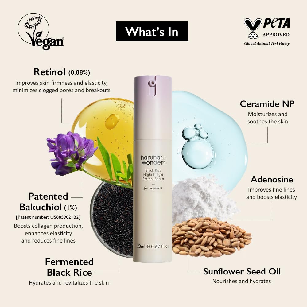 HARUHARU Wonder serum texture close-up demonstrates lightweight hydration