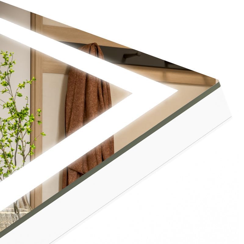 Hasipu vanity mirror 10x magnifier reveals fine detail for precise makeup.