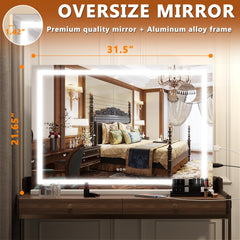 Hasipu vanity mirror brightness control lets you tailor lighting.