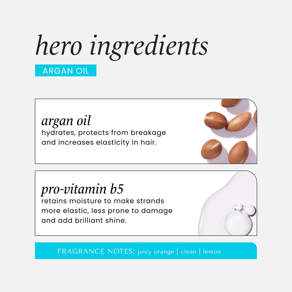 HASK Argan oil drop close-up illustrating nourishing moisture for hair