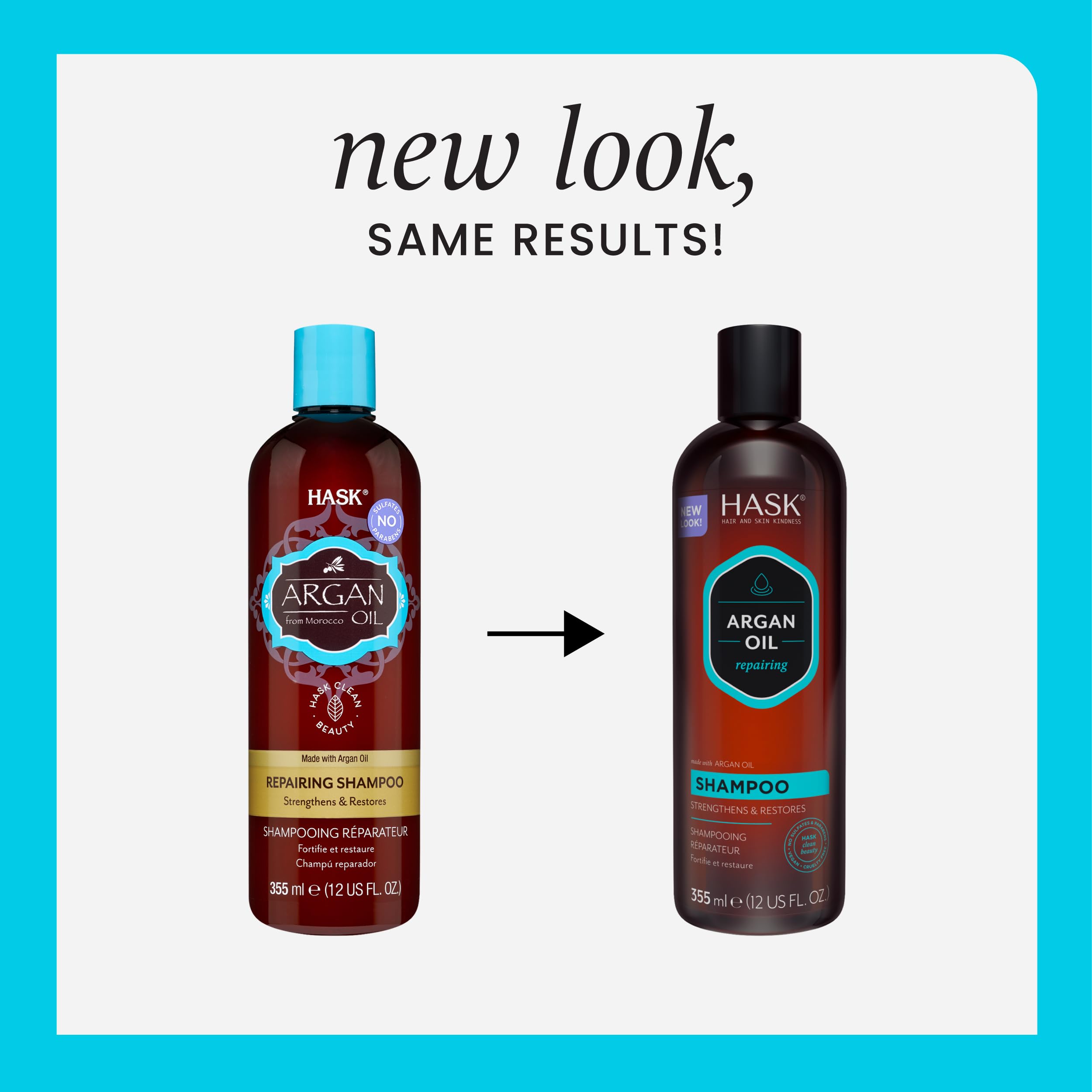 HASK Argan Oil Repairing Conditioner tube delivering deep hydration to repair damaged strands