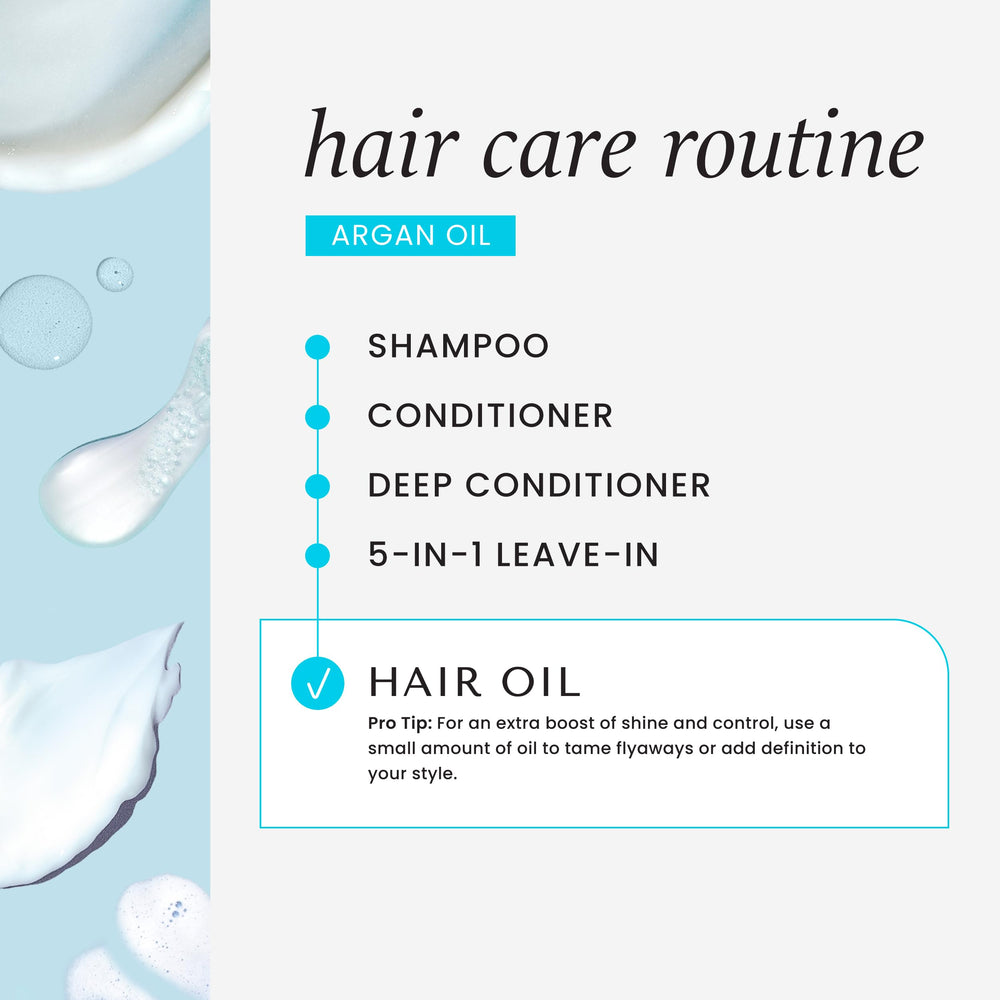 HASK Argan Repairing Hair Oil promotes alcohol-free, sulfate-free, paraben-free care.