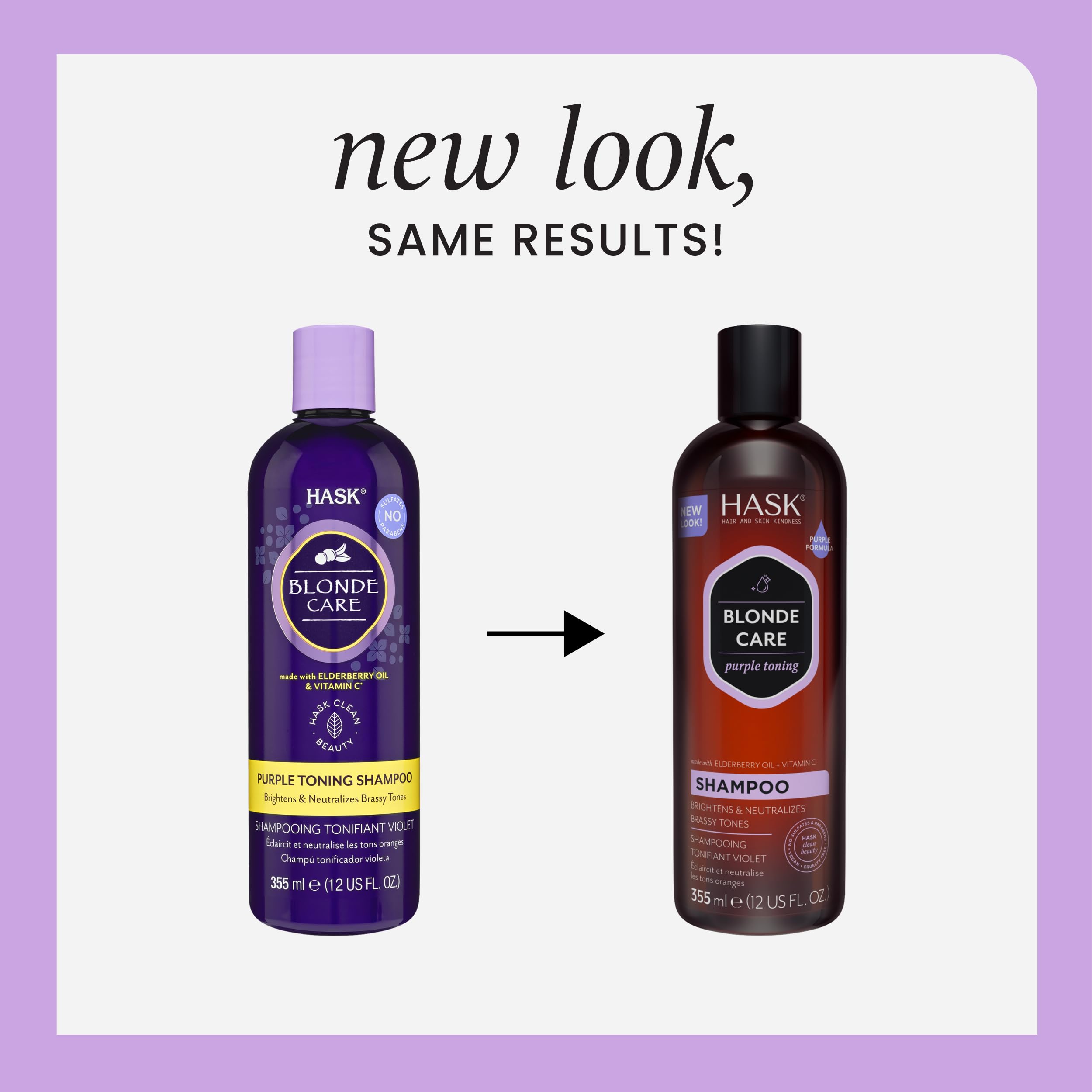 HASK Blonde Care Conditioner bottle delivering smooth, manageable strands.