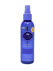 Acondicionador sin enjuague HASK en pulverizador para brillo y suavidad.