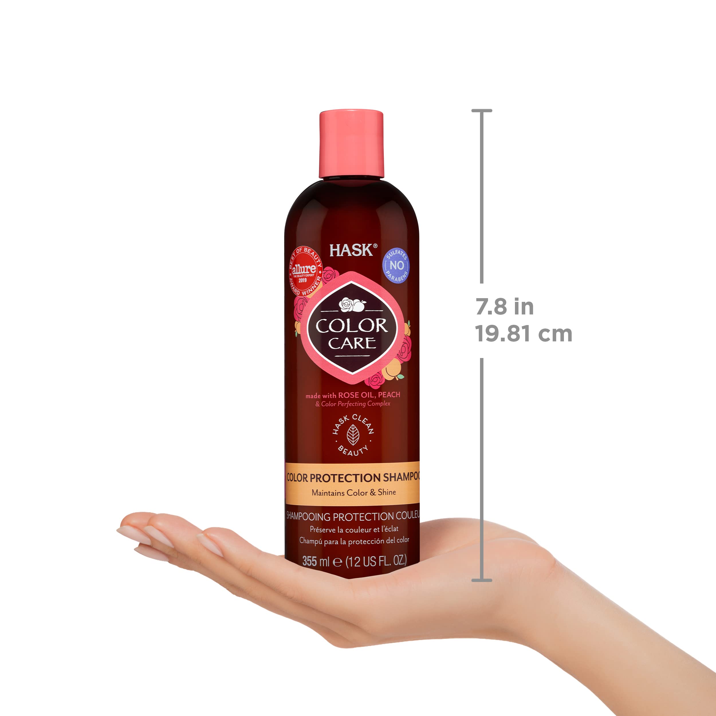 HASK Cruelty-Free logo close-up signals ethical, responsible beauty choices.