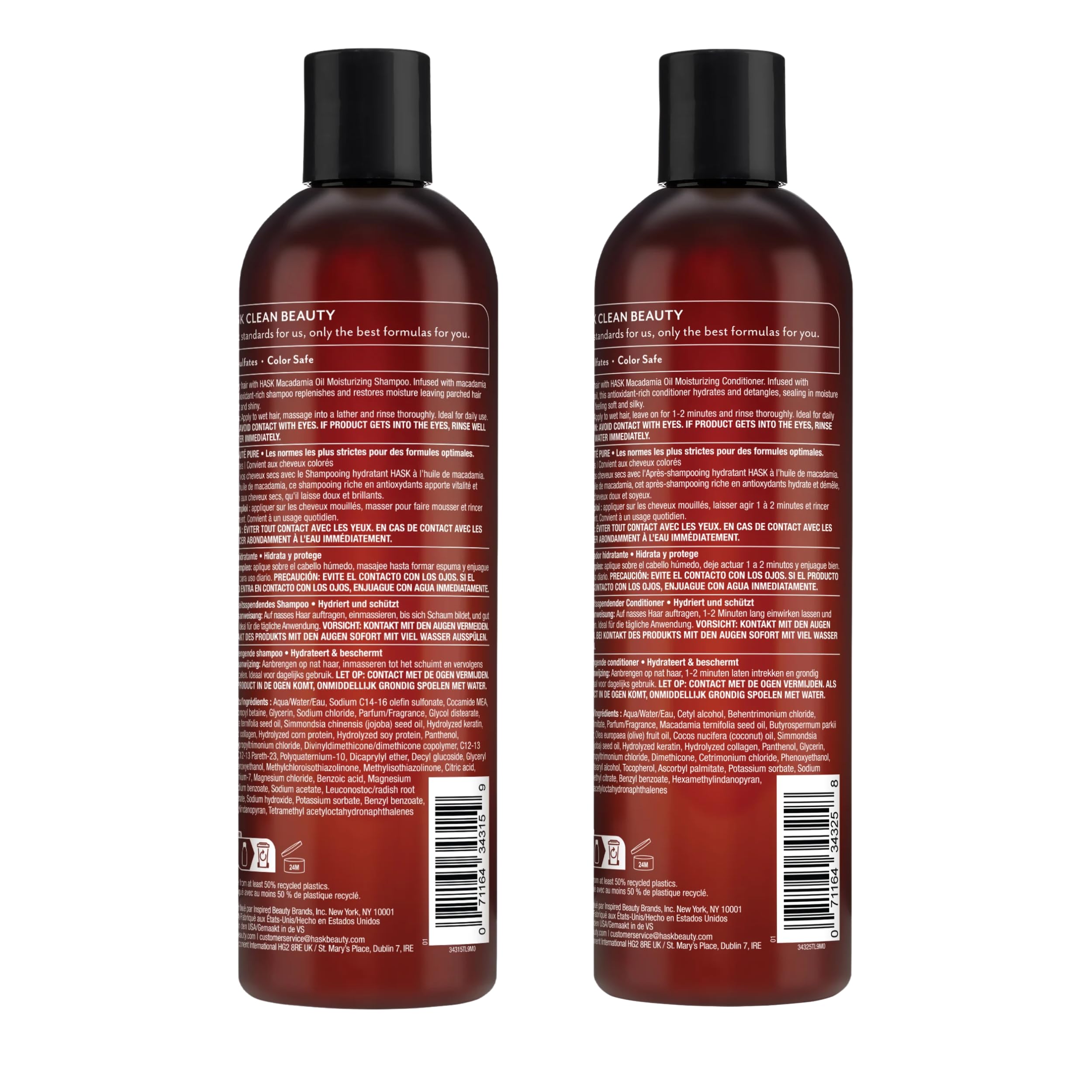 HASK Macadamia Oil Lather close-up demonstrates gentle cleansing without dryness.