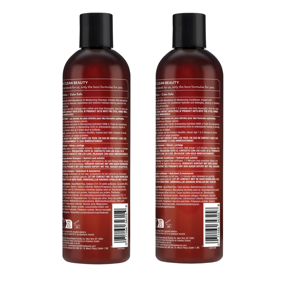HASK Macadamia Oil Lather close-up demonstrates gentle cleansing without dryness.