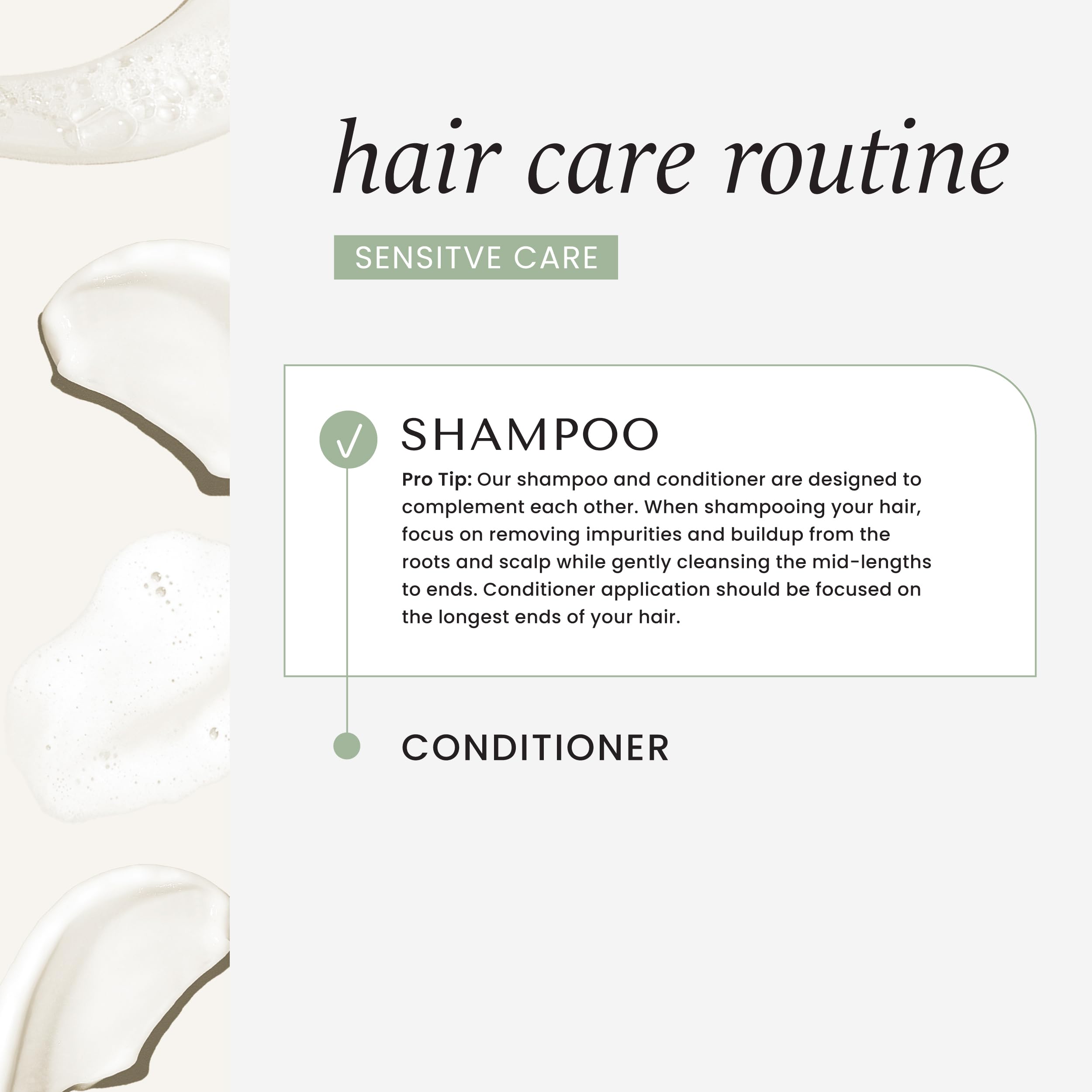 HASK dermatologist-approved icon signals hypoallergenic formula suitable for sensitive skin