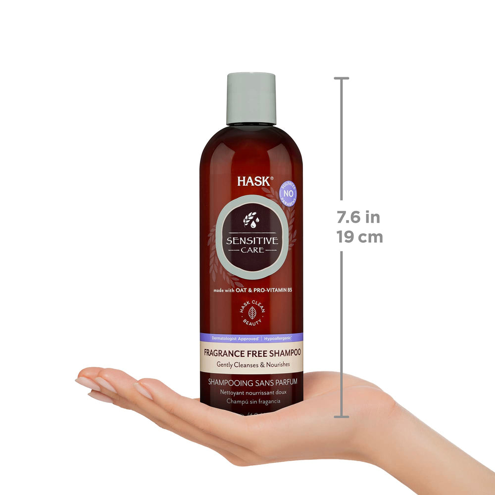 HASK fragrance-free icon reinforces gentle, irritation-minimizing wash experience