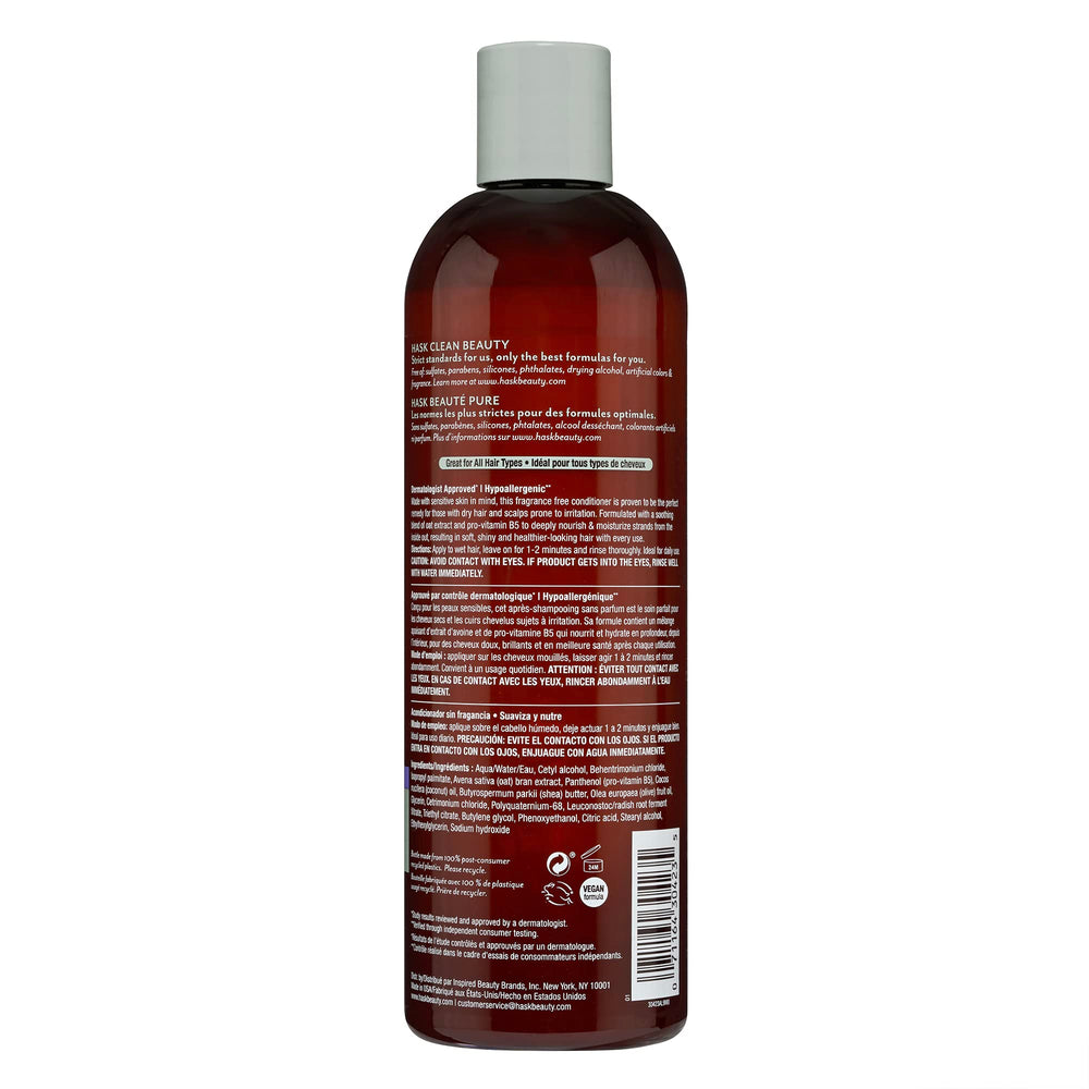 HASK hair-soft-shine shot depicts silky, manageable hair after use