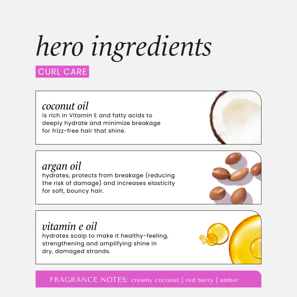 HASK sulfate-free formula badge—gentle cleansing ideal for color-treated curls