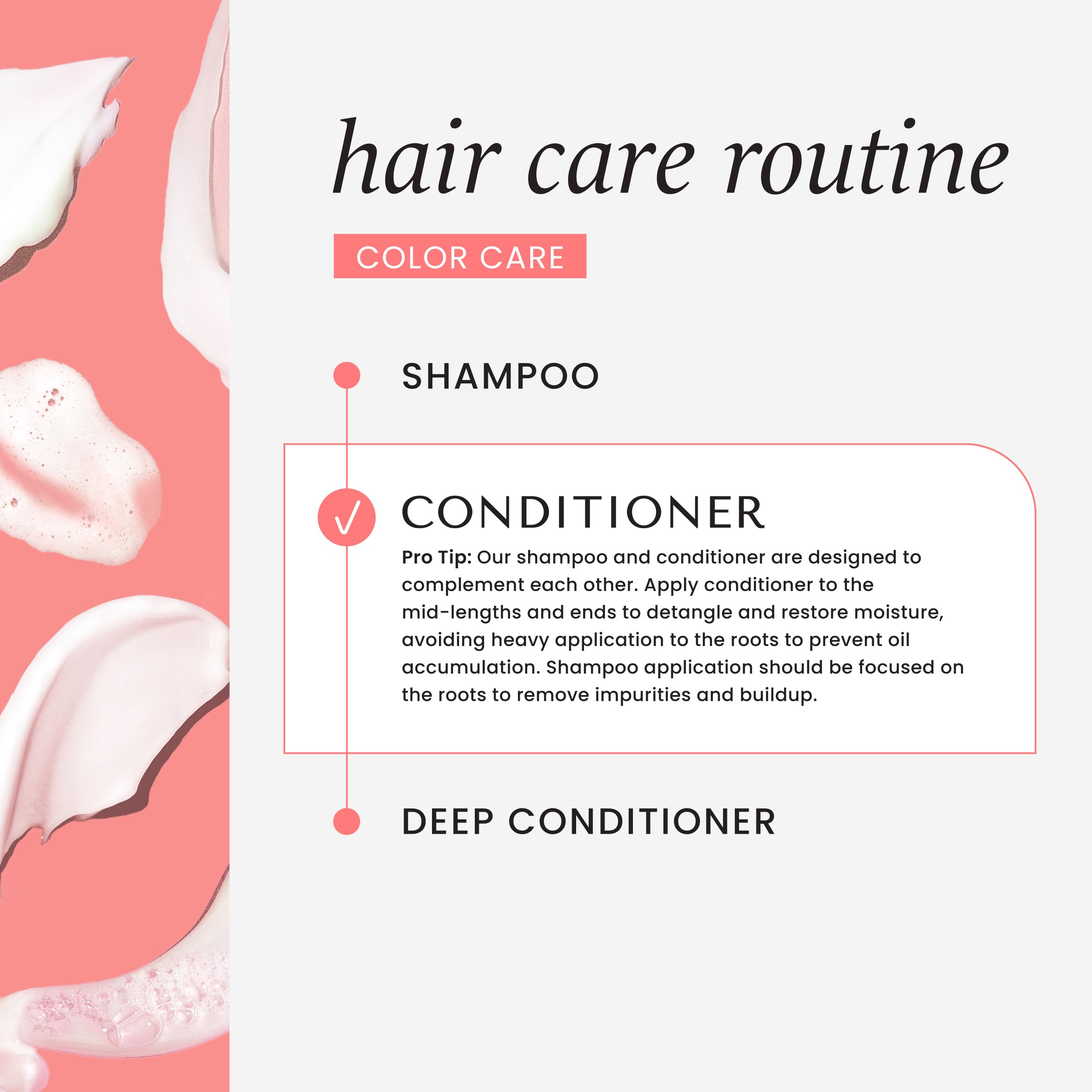 HASK sulfate-free label emphasizes gentle cleansing for color-treated hair.