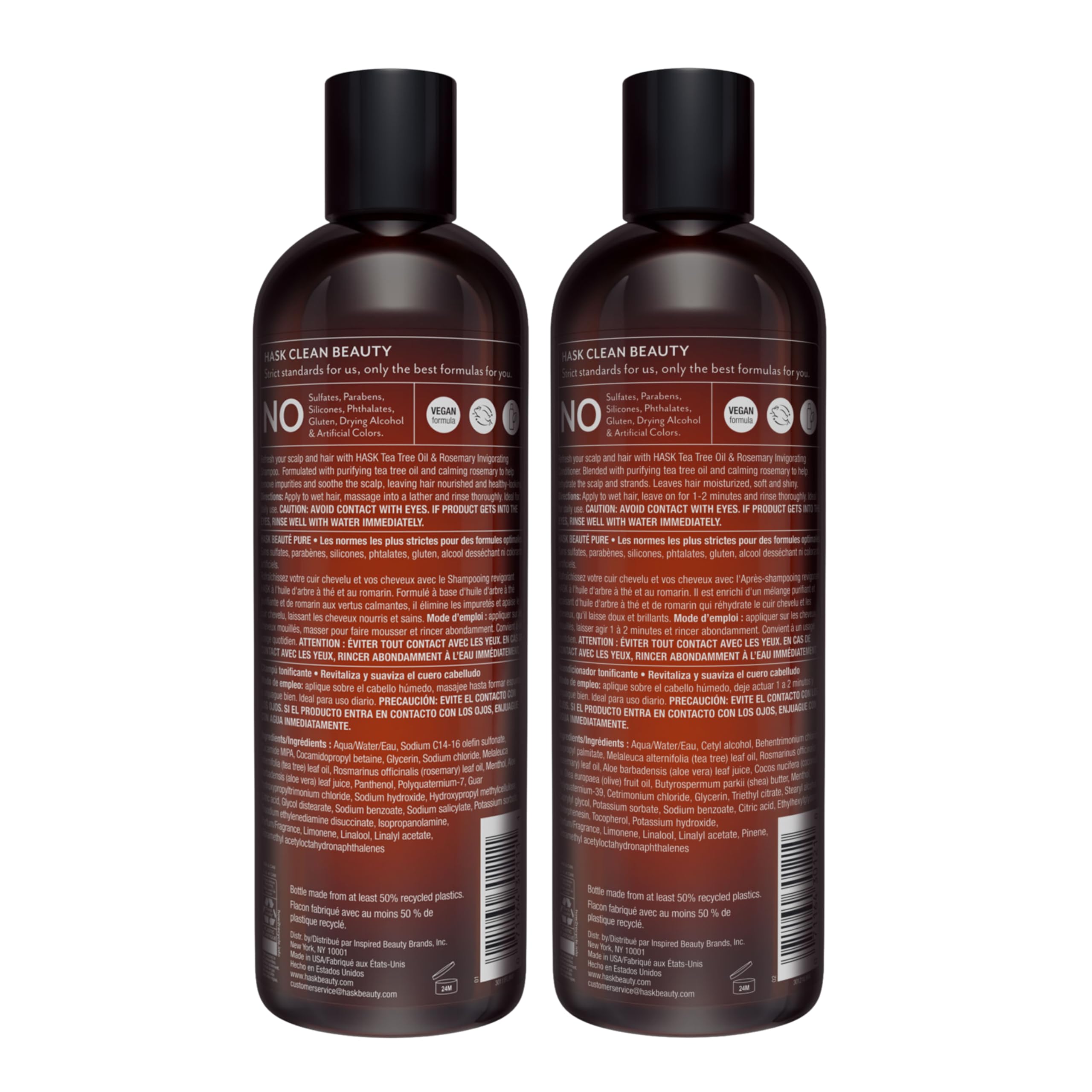 HASK cooling action with droplets on bottle.