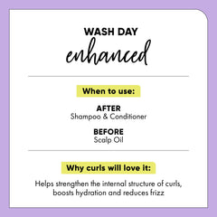 HASK Twist Tamer fragrance detail highlighting coconut vanilla scent