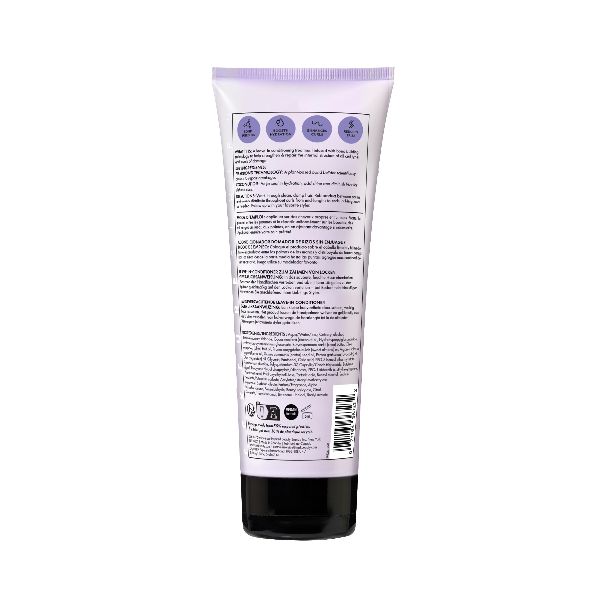 HASK Twist Tamer packaging front view emphasizing vegan, cruelty-free formula