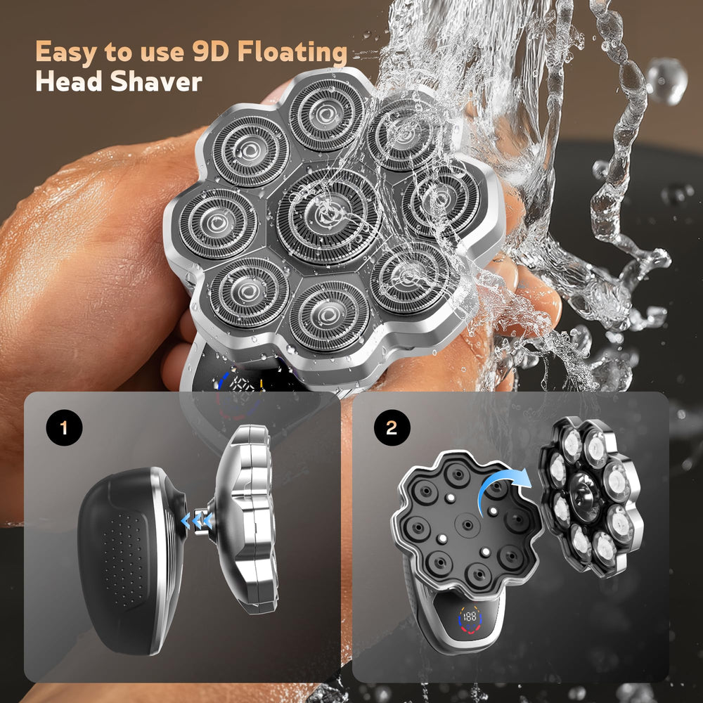 Haslife 5-in-1 grooming kit includes attachments for head shaving and trimming.