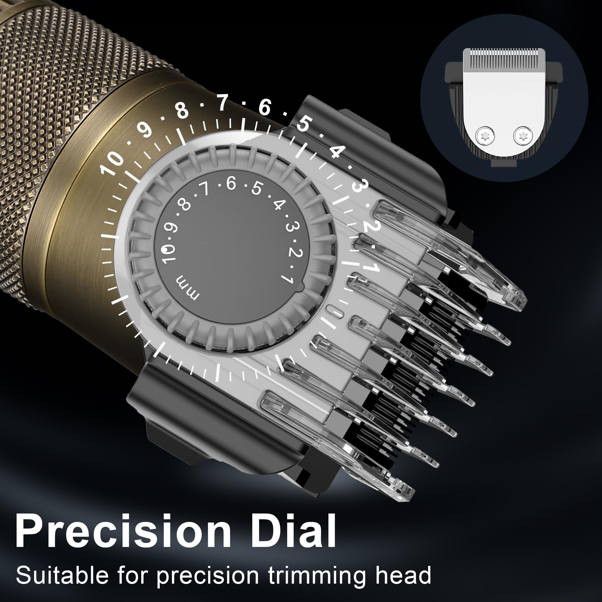 Hatteker clipper showing T-blade detailing for lines and art