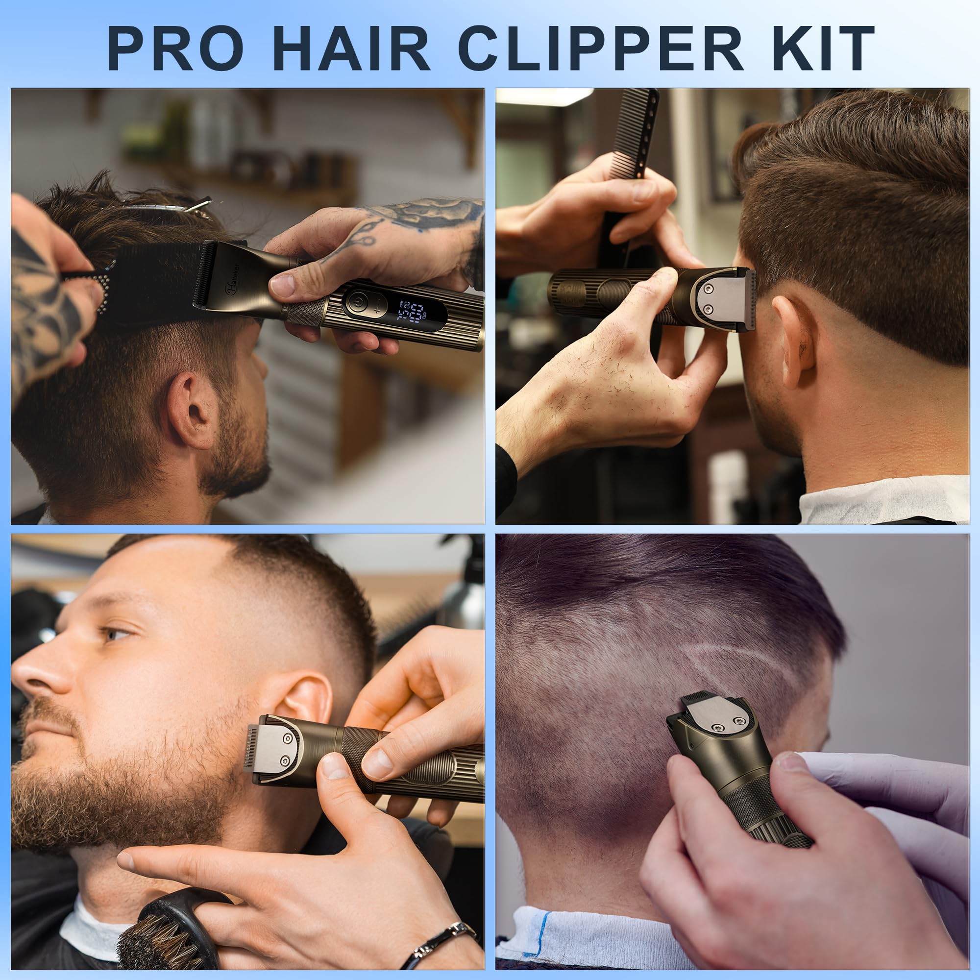 Hatteker clipper designed for easy dry and wet use