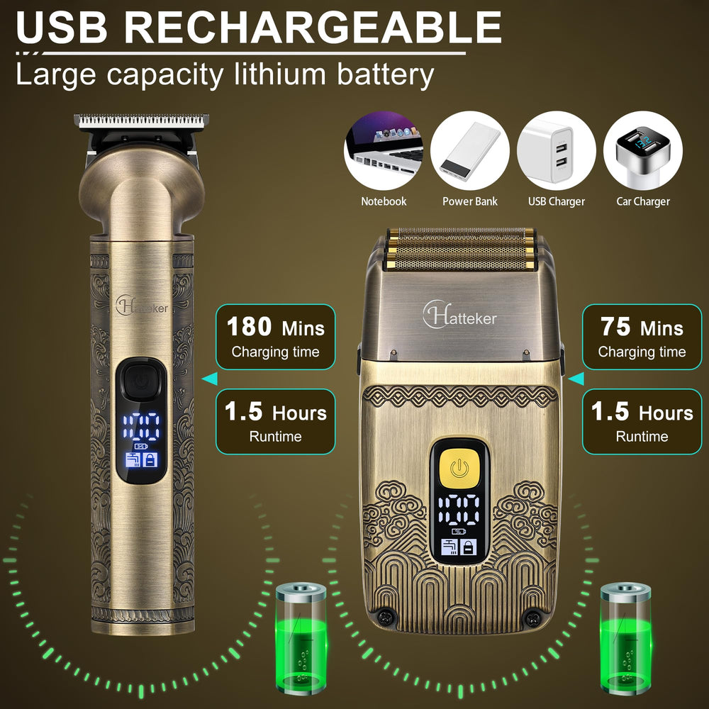 Hatteker nose and ear trimmer for safe, quick grooming.