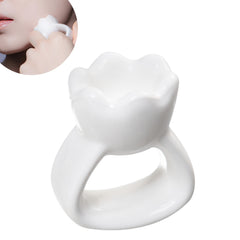 HAUA Ring Gua Sha ergonomic-handle enables precise serum application