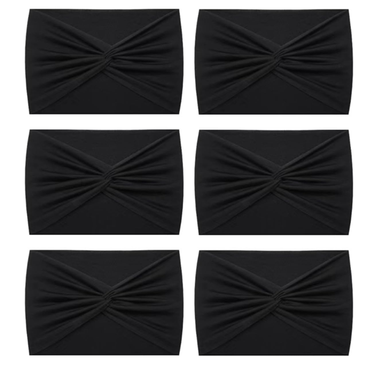 HAUHC headbands close-up shows soft t-shirt touch material for comfort