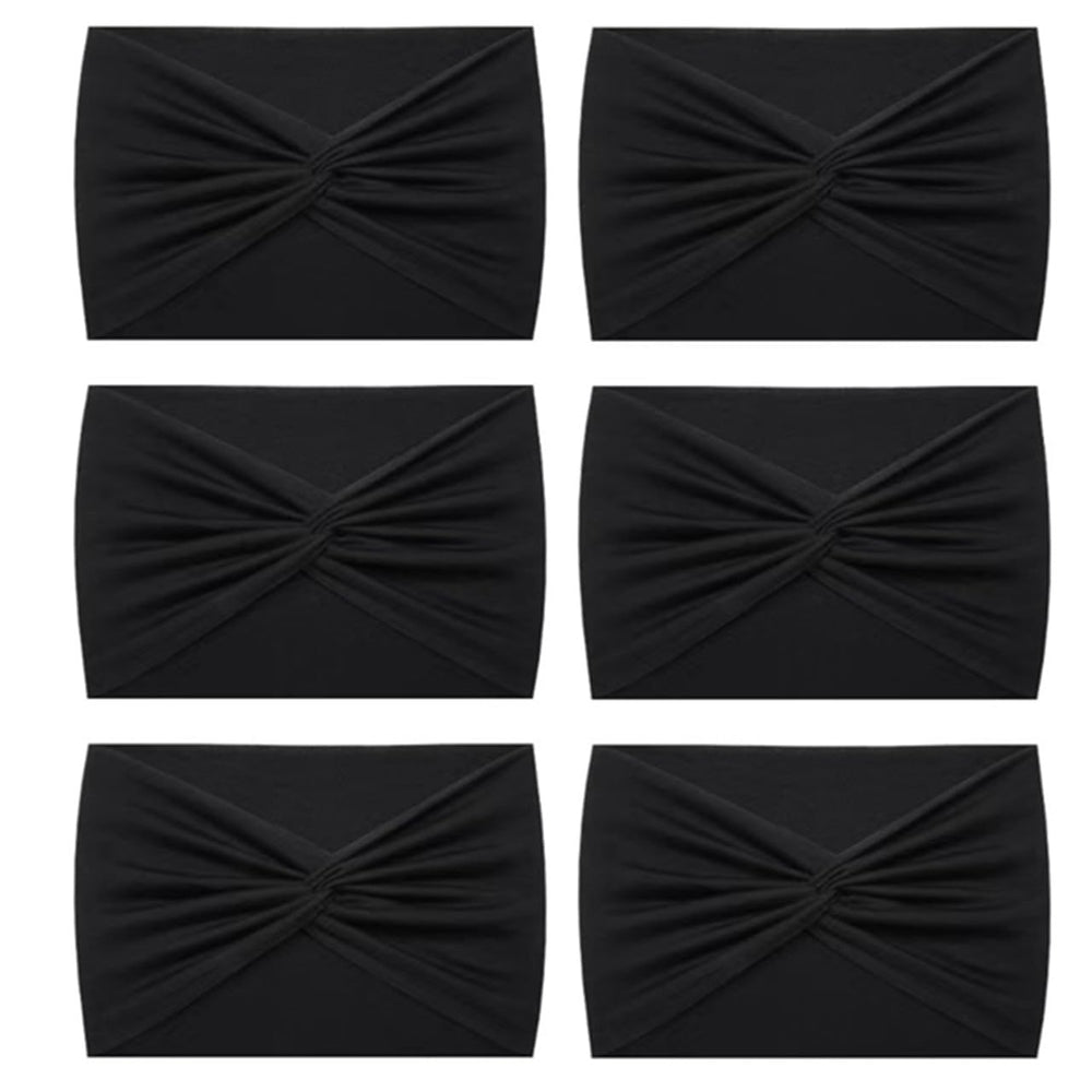 HAUHC headbands close-up shows soft t-shirt touch material for comfort