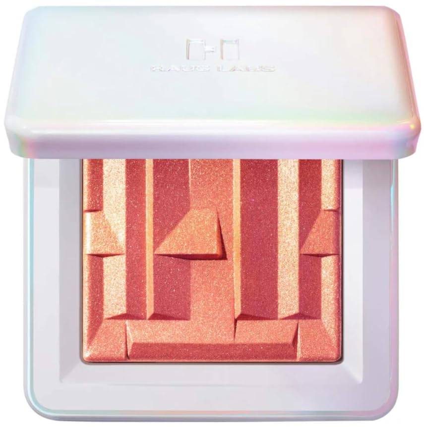 HAUS LABS Bio-Radiant Fire Opal highlighter compact for a luminous glow across skin tones