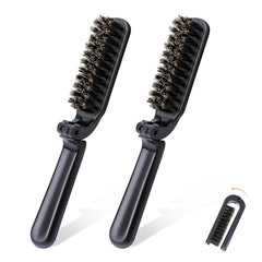 hautllaif travel folding hair brush folded compact for easy pocket storage and on-the-go touch-ups.