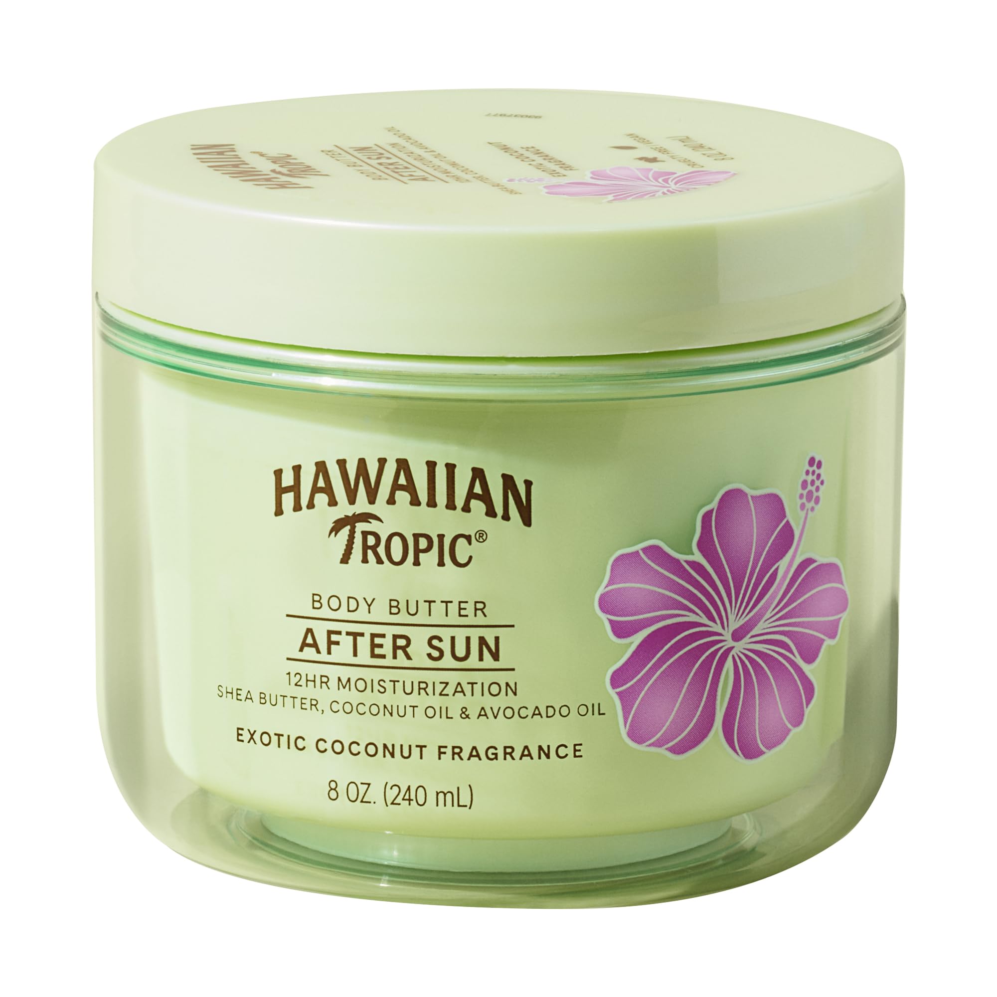 Hawaiian Tropic After Sun Body Butter coconut bottle for post-sun hydration