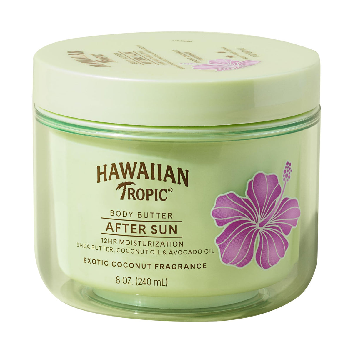 Hawaiian Tropic After Sun Body Butter coconut bottle for post-sun hydration