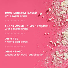 Hawaiian Tropic travel-size sunscreen compact ready for reapplication.