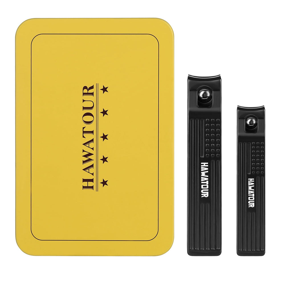 HAWATOUR ultra sharp curved blades glide through nails with minimal effort