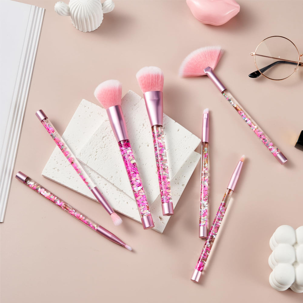 Hawetimher seven brushes offer complete makeup coverage for teens