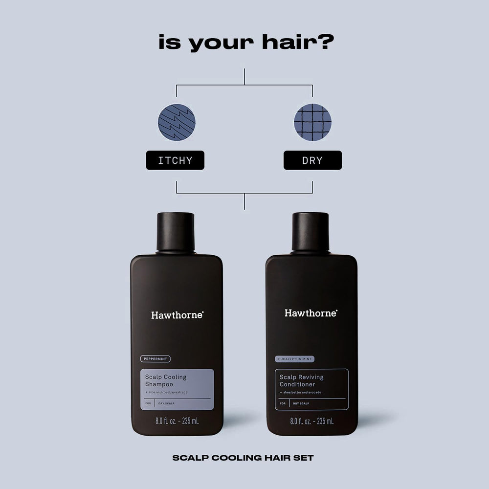 Hawthorne Men reviving conditioner bottle for smoother moisturized hair