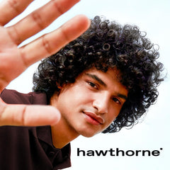 Hawthorne Scalp Reviving Conditioner application demonstrates cooling relief.