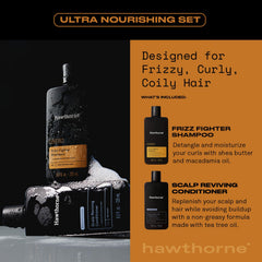 Hawthorne Ultra Nourishing Conditioner bottle pour reviving scalp moisture.