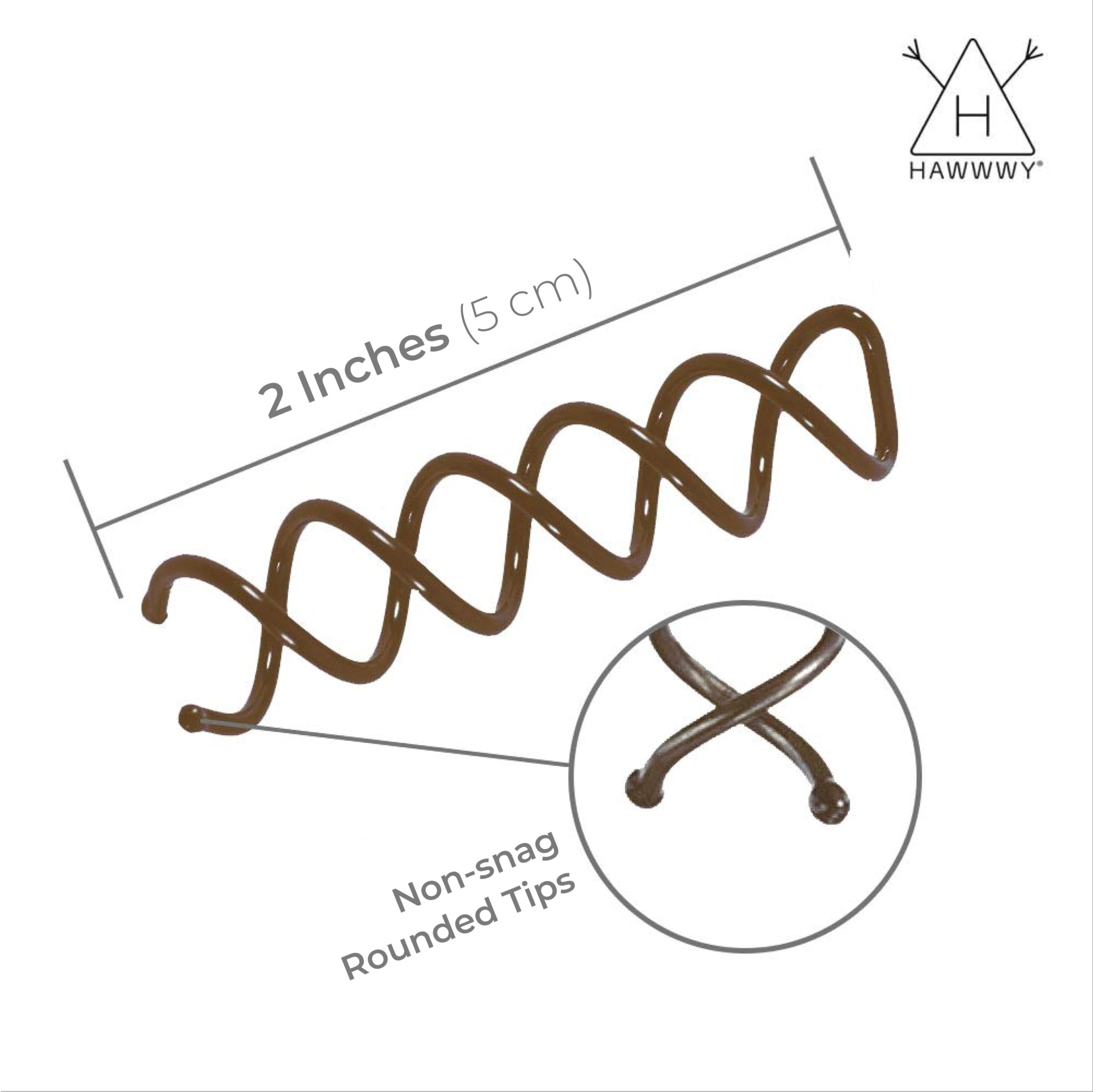 HAWWWY bobby pins hold thin and thick hair securely without tugging