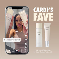 HAYEJIN RiceFila toner liquid layer after shake delivering rapid hydration