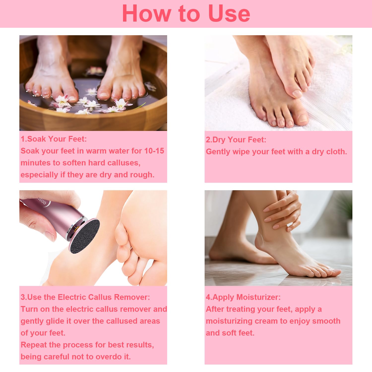 HayZBao aluminum body pedicure tool highlights durable construction