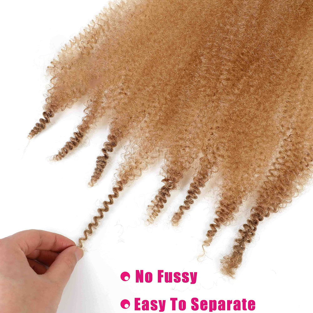 Hbegant Afro Twist 24inch butterfly-locs-ready bundle enables versatile styling.