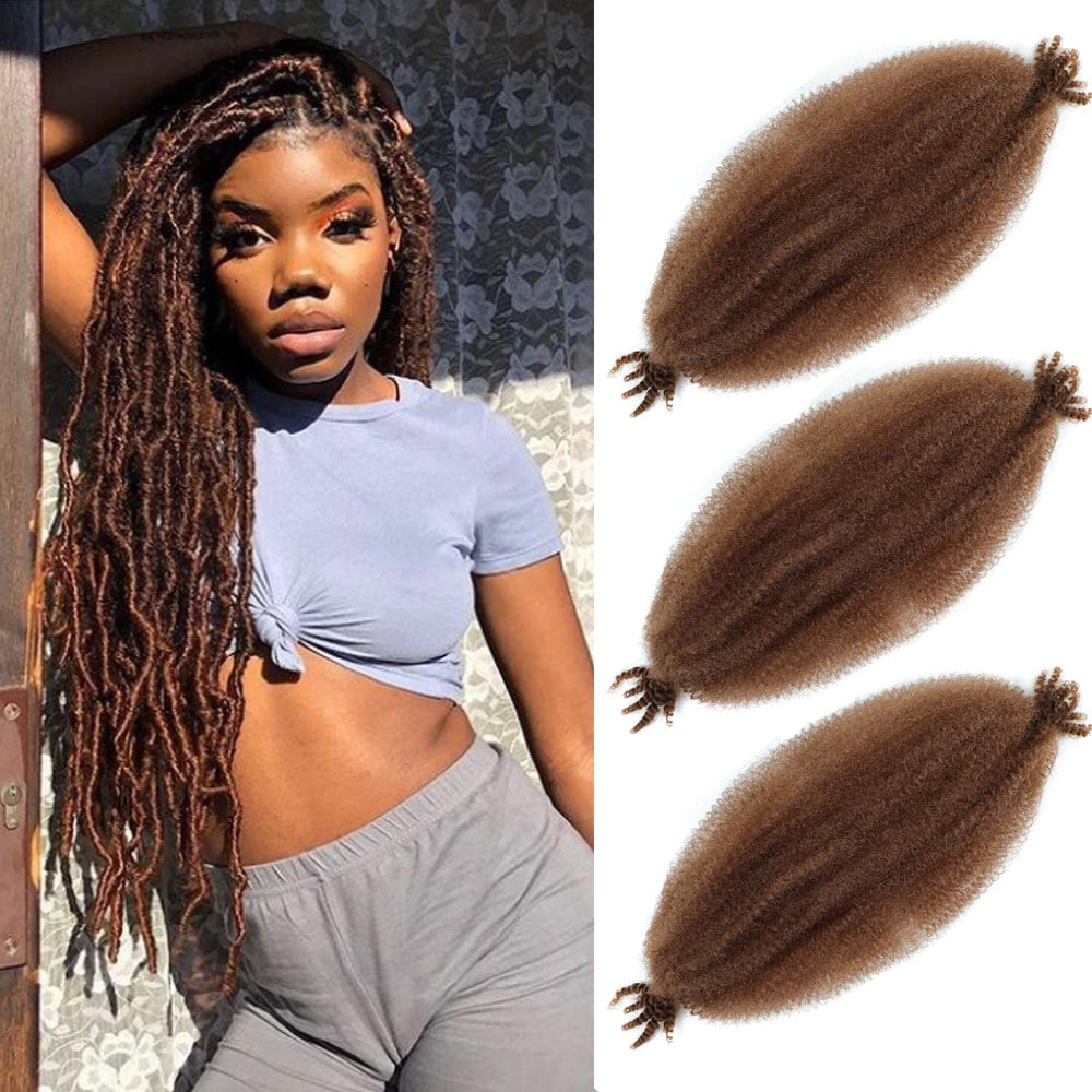 Hbegant Afro Twist 24inch Pack 3 opening shows organized bundles for quick installation