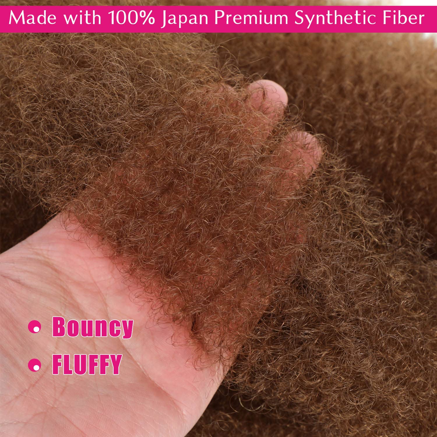 Hbegant Afro Twist 24inch Pack 3 prefluffed texture makes separation easy