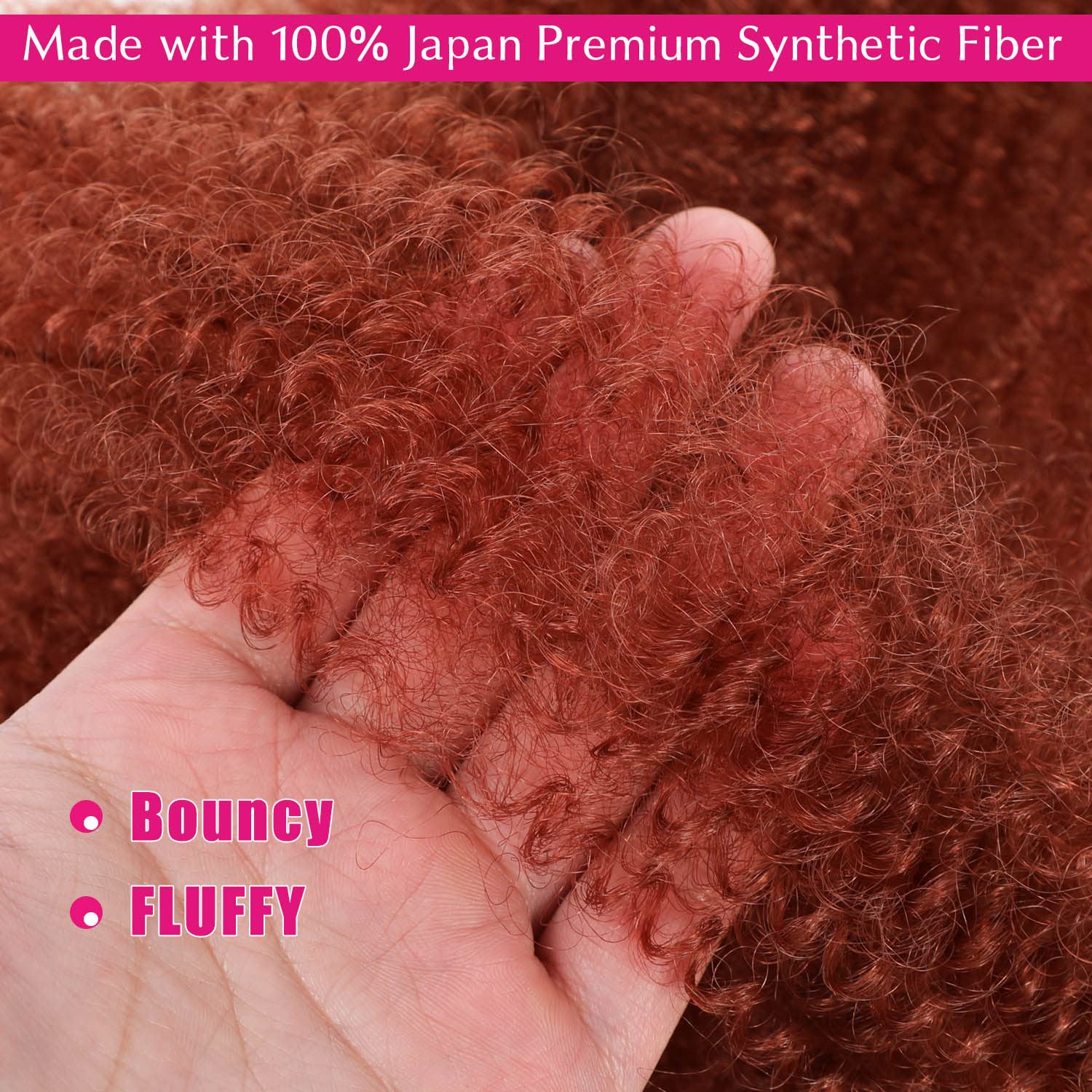 Hbegant Afro Twist hair 24in pre-stretched enables smoother wrapping and styling.