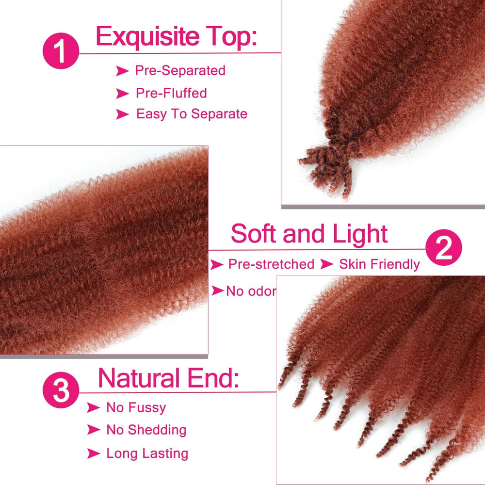 Hbegant Afro Twist hair 24in soft-locs show lightweight comfort for all-day wear.