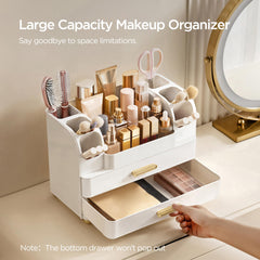 HBlife makeup organizer is easy to clean with a damp cloth for a fresh look.